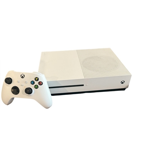XBOX One S  Microsoft Video Game Console and Controller - Picture 1 of 6